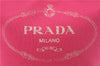 Authentic PRADA Canapa Canvas 2Way Shoulder Hand Bag Purse Pink 1056D