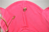 Authentic PRADA Canapa Canvas 2Way Shoulder Hand Bag Purse Pink 1056D