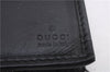 Authentic GUCCI Impreme Long wallet GG PVC Leather 305028 Black 1057F