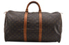 Authentic Louis Vuitton Monogram Keepall 50 Travel Boston Bag M41426 LV 1057G