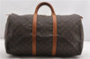 Authentic Louis Vuitton Monogram Keepall 50 Travel Boston Bag M41426 LV 1057G