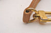 Authentic Louis Vuitton Leather Shoulder Strap Beige 39.4" LV 1057I