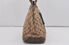 Authentic GUCCI Vintage Shoulder Tote Bag GG Canvas Leather 0190426 Brown 1059I
