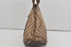 Authentic GUCCI Vintage Shoulder Tote Bag GG Canvas Leather 0190426 Brown 1059I
