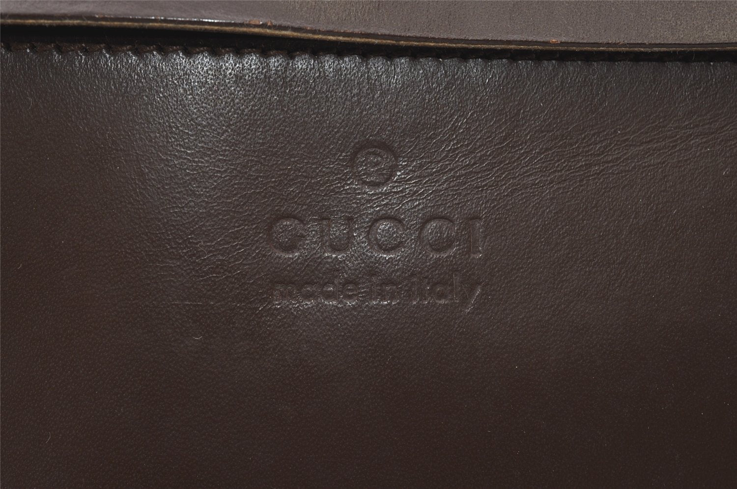 Authentic GUCCI Vintage Shoulder Tote Bag GG Canvas Leather 0190426 Brown 1059I