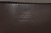 Authentic GUCCI Vintage Shoulder Tote Bag GG Canvas Leather 0190426 Brown 1059I