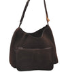 Authentic GUCCI Vintage Shoulder Hand Bag Purse Suede Leather Brown  1061I