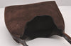 Authentic GUCCI Vintage Shoulder Hand Bag Purse Suede Leather Brown  1061I