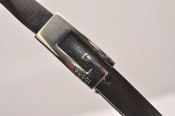 Authentic GUCCI Vintage Shoulder Hand Bag Purse Suede Leather Brown  1061I