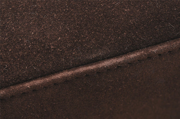 Authentic GUCCI Vintage Shoulder Hand Bag Purse Suede Leather Brown  1061I