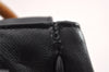 Authentic GUCCI Bamboo 2Way Hand Shoulder Cross Body Bag Leather Black 1062I