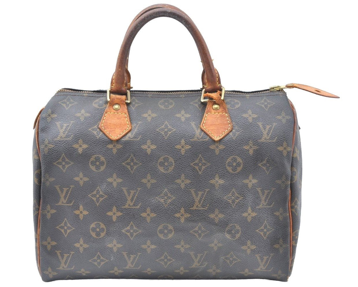 Authentic Louis Vuitton Monogram Speedy 30 Hand Boston Bag M41526 LV 1063H