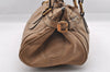 Authentic Chloe Paddington Vintage Leather Shoulder Hand Bag Purse Beige 1063I