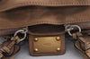 Authentic Chloe Paddington Vintage Leather Shoulder Hand Bag Purse Beige 1063I