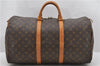 Authentic Louis Vuitton Monogram Keepall 50 Boston Bag M41426 LV 1065D