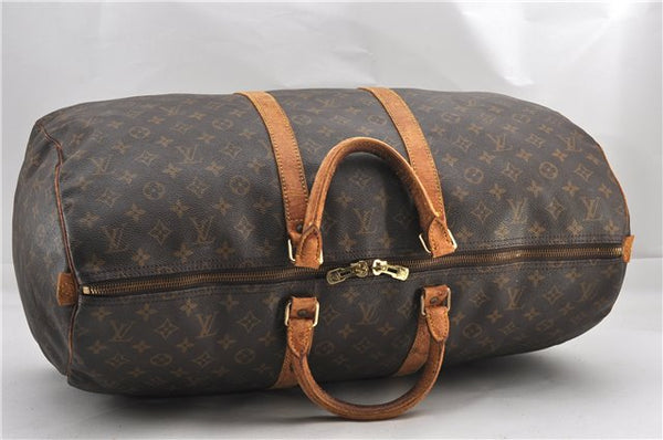 Authentic Louis Vuitton Monogram Keepall 55 Travel Boston Bag M41424 LV 1066G