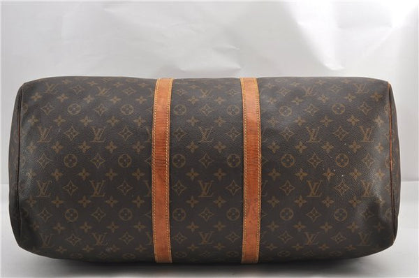 Authentic Louis Vuitton Monogram Keepall 55 Travel Boston Bag M41424 LV 1066G