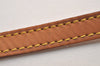 Authentic Louis Vuitton Leather Shoulder Strap Beige 46.5" LV 1066I