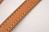 Authentic Louis Vuitton Leather Shoulder Strap Beige 46.5" LV 1066I