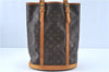 Authentic Louis Vuitton Monogram Bucket GM Shoulder Bag M42236 LV 1067A