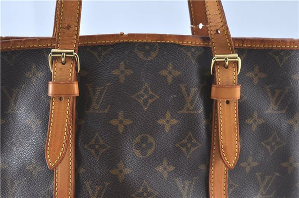 Authentic Louis Vuitton Monogram Bucket GM Shoulder Bag M42236 LV 1067A