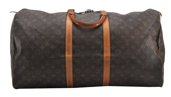 Authentic Louis Vuitton Monogram Keepall 60 Travel Boston Bag M41422 LV 1067G