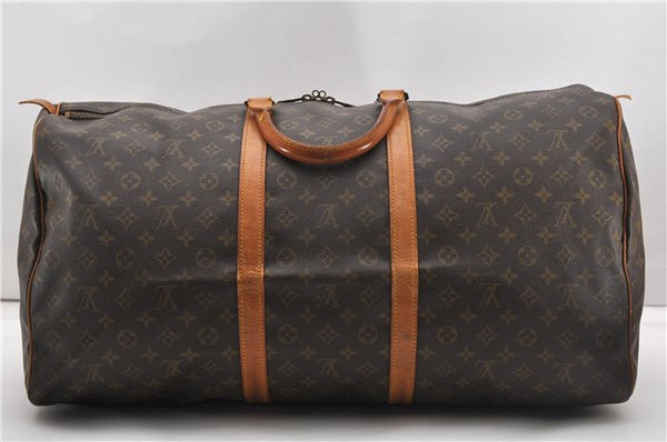 Authentic Louis Vuitton Monogram Keepall 60 Travel Boston Bag M41422 LV 1067G