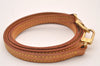 Authentic Louis Vuitton Leather Shoulder Strap Beige 45.1" LV 1067I