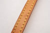 Authentic Louis Vuitton Leather Shoulder Strap Beige 45.1" LV 1067I