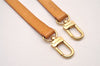 Authentic Louis Vuitton Leather Shoulder Strap Beige 39.4" LV 1068I