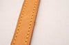 Authentic Louis Vuitton Leather Shoulder Strap Beige 39.4" LV 1068I