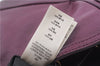 Authentic BURBERRY Vintage Leather Shoulder Hand Bag Purse Purple 1069D