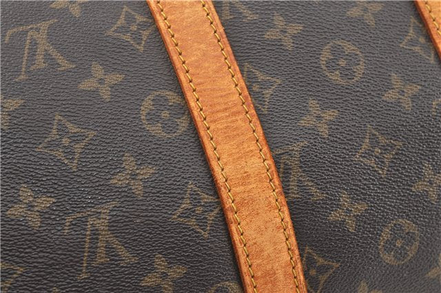 Auth Louis Vuitton Monogram Keepall Bandouliere 45 M41418 Boston Bag Junk 1069G