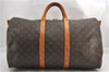 Authentic Louis Vuitton Monogram Keepall Bandouliere 50 M41416 Boston Bag 1070G
