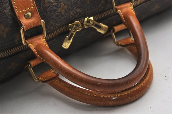 Authentic Louis Vuitton Monogram Keepall Bandouliere 50 M41416 Boston Bag 1070G
