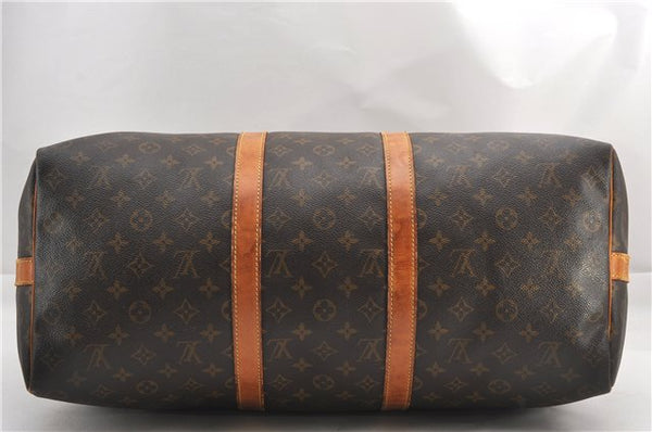Authentic Louis Vuitton Monogram Keepall Bandouliere 50 M41416 Boston Bag 1070G