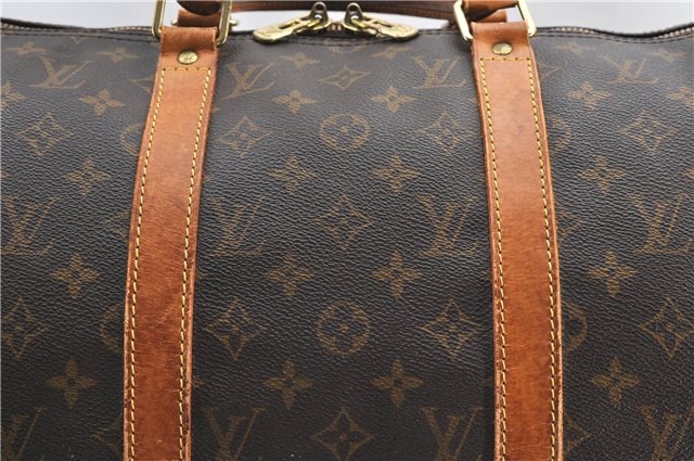 Authentic Louis Vuitton Monogram Keepall Bandouliere 50 M41416 Boston Bag 1070G