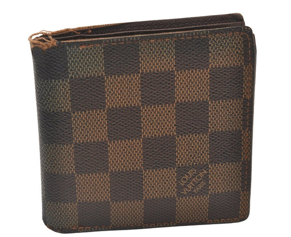 Auth Louis Vuitton Damier Porte Billet Carte Credit Monnaie N61665 Wallet 1071I