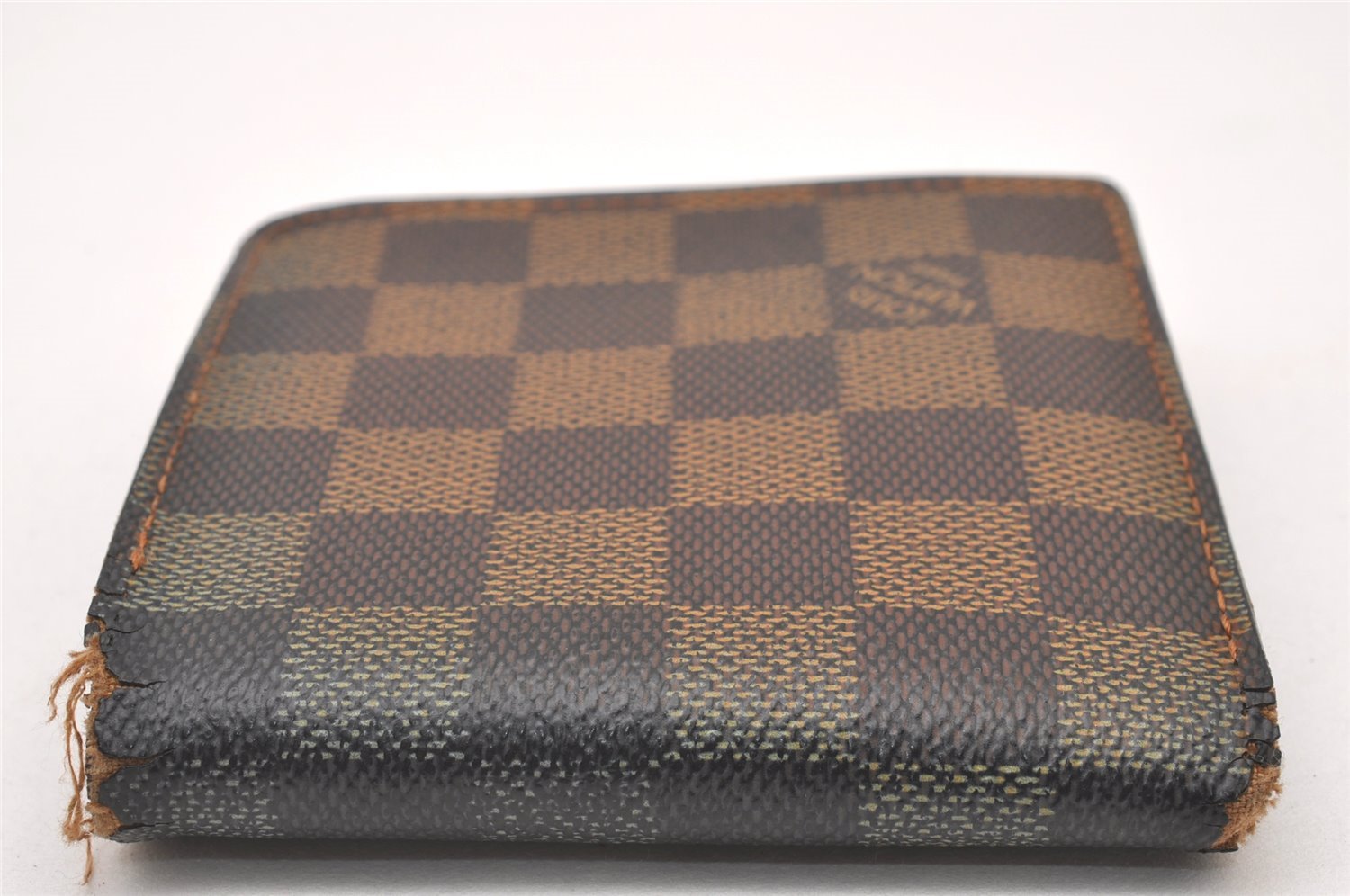 Auth Louis Vuitton Damier Porte Billet Carte Credit Monnaie N61665 Wallet 1071I