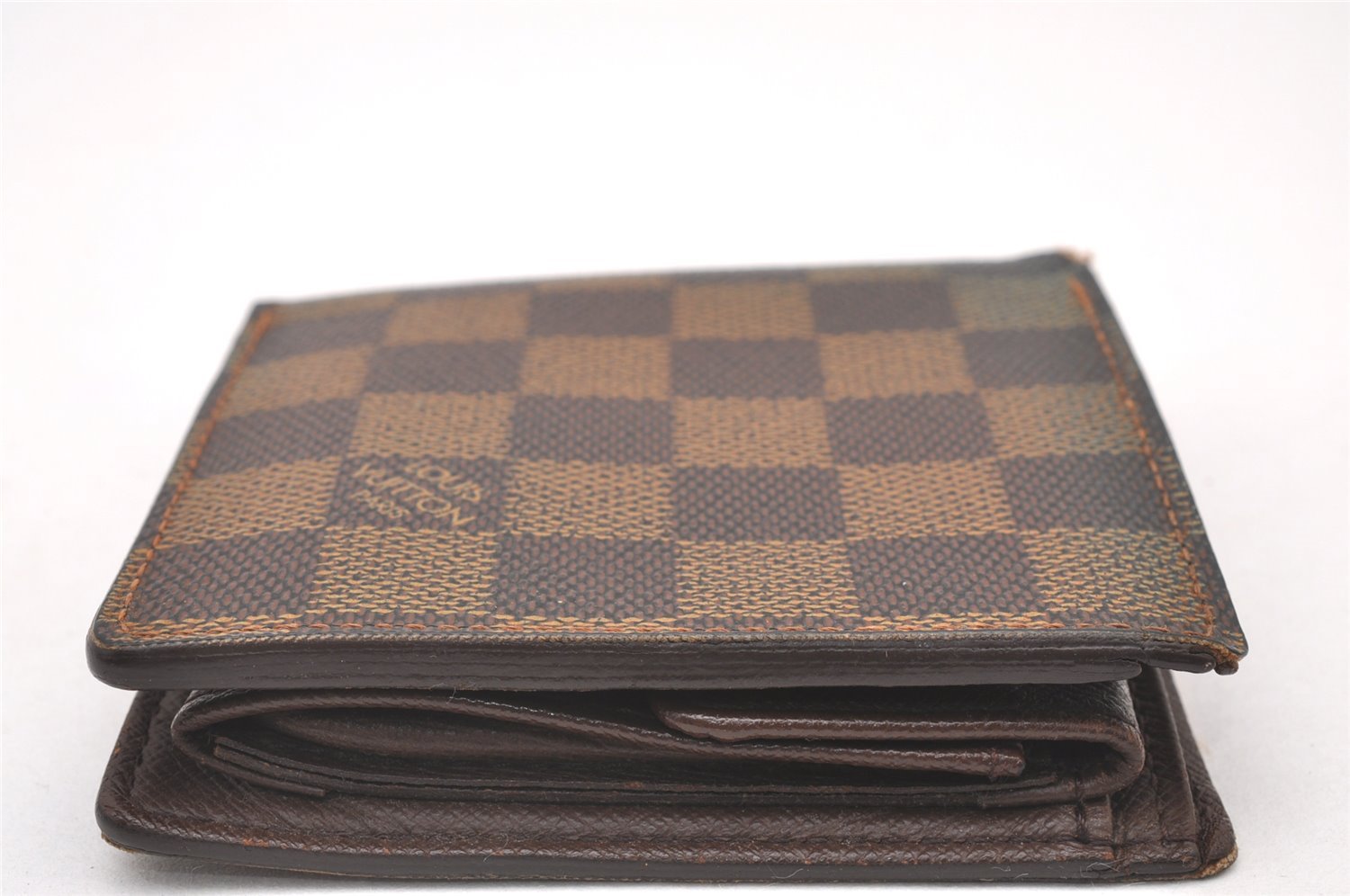 Auth Louis Vuitton Damier Porte Billet Carte Credit Monnaie N61665 Wallet 1071I