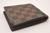Auth Louis Vuitton Damier Porte Billet Carte Credit Monnaie N61665 Wallet 1071I