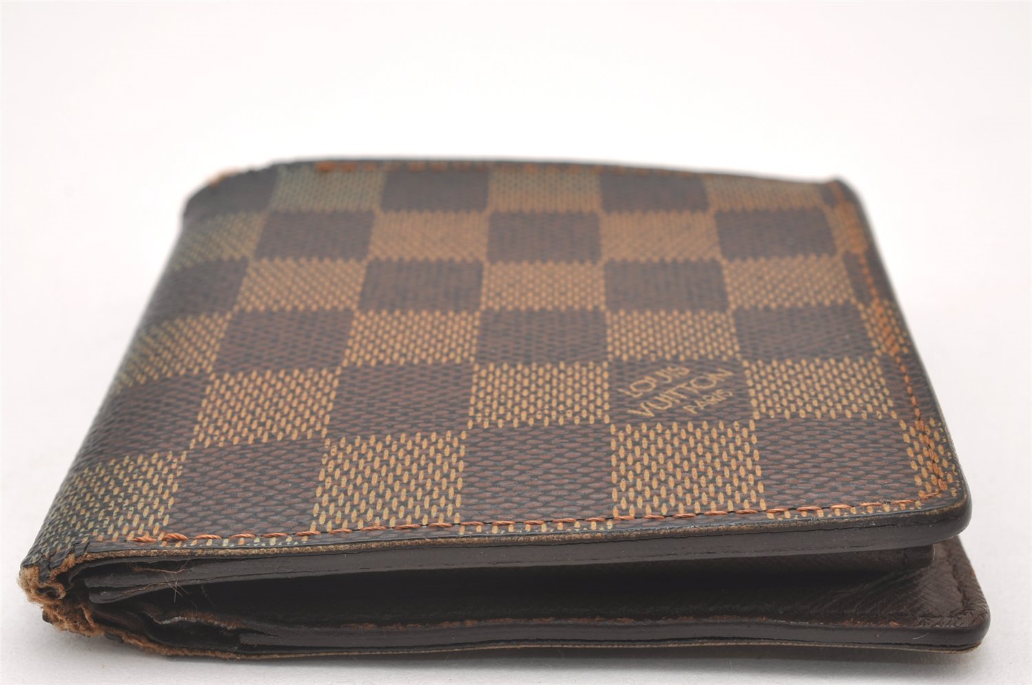 Auth Louis Vuitton Damier Porte Billet Carte Credit Monnaie N61665 Wallet 1071I