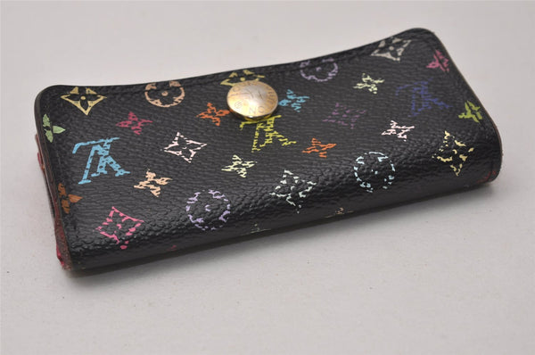 Louis Vuitton Monogram Multicolor Multicles 4 Key Case M93732 Black Pink 1072I