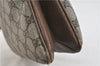 Authentic GUCCI Hand Shoulder Bag GG PVC Leather Brown 1073D