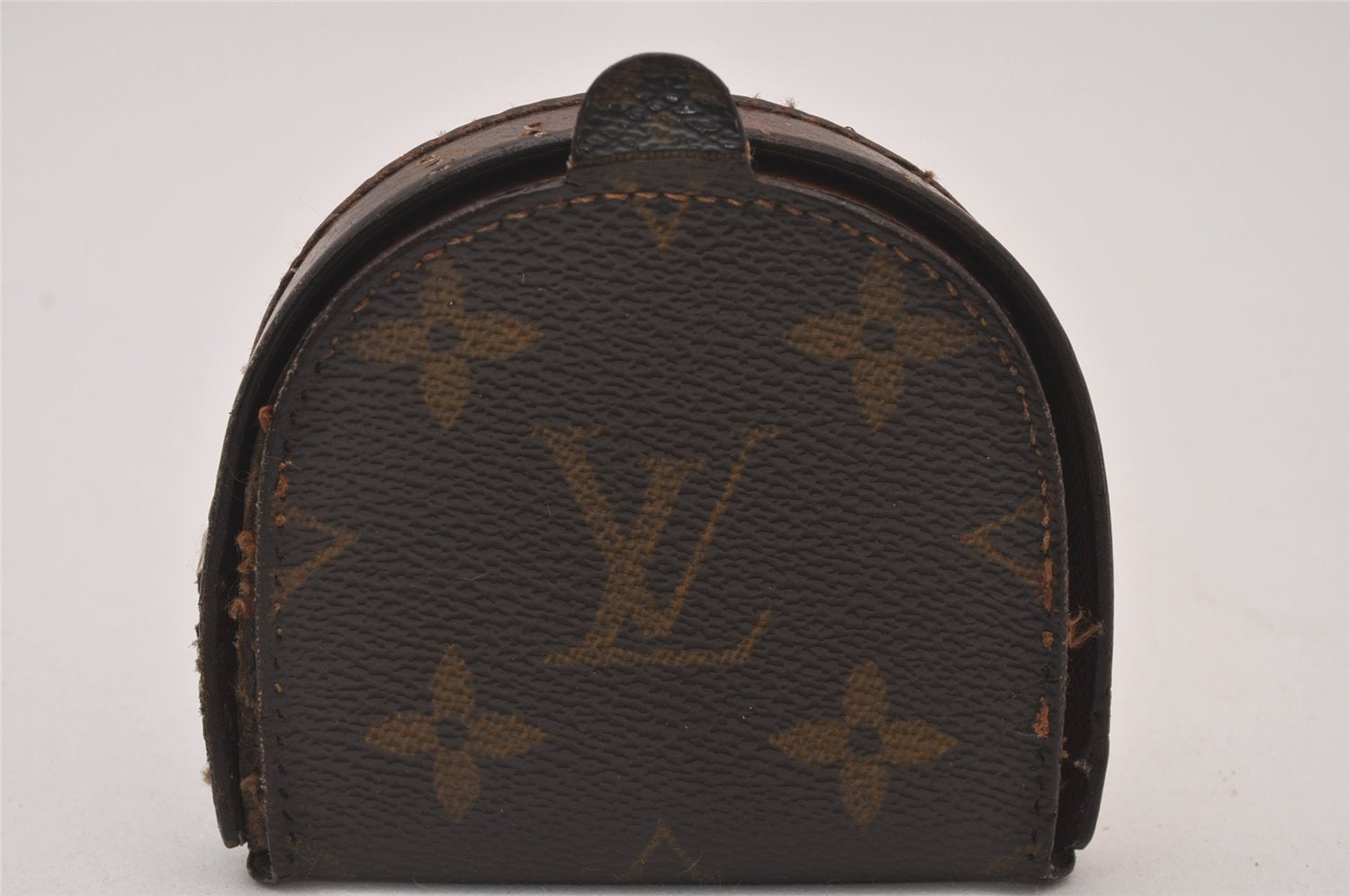 Auth Louis Vuitton Monogram Porte Monnaie Cuvette M61960 Coin Purse Junk 1073I