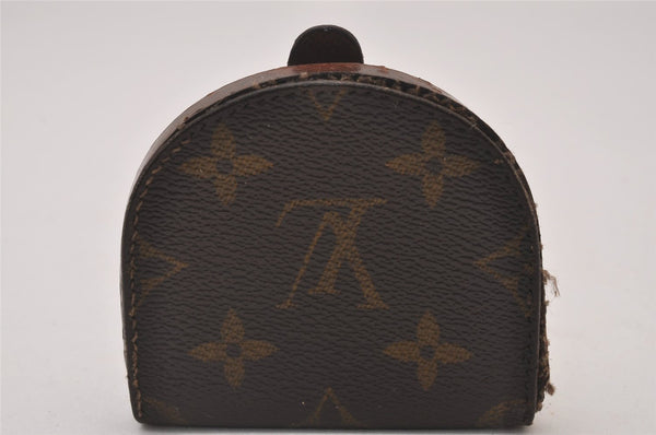 Auth Louis Vuitton Monogram Porte Monnaie Cuvette M61960 Coin Purse Junk 1073I