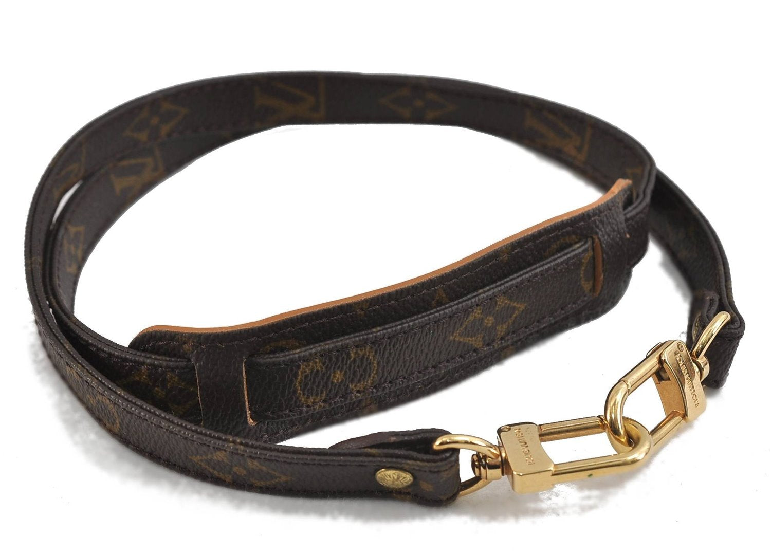 Authentic Louis Vuitton Monogram Brown Shoulder Strap 38.6