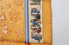 Auth HERMES Petit Carre 40 Scarf Handkerchief "Neige d'Antan" Silk Yellow 1075E