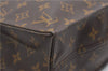 Authentic Louis Vuitton Monogram Sac Plat Hand Tote Bag M51140 LV 1076G