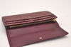 Authentic Louis Vuitton Vernis Portefeuille Sarah Wallet Purple M93577 LV 1076I